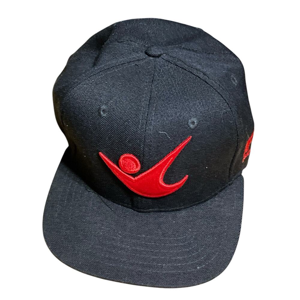 iFly Skydiving Black Baseball Cap Hat Adjustable Snap Closure Wool Blend